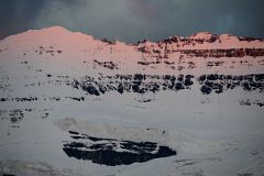 24 First Rays Of Sunrise On Mount Victoria Close Up From Lake Louise.jpg